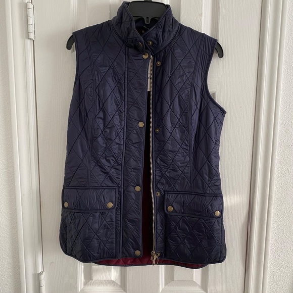 Barbour Navy Quilted Vest - Picture 1 of 6